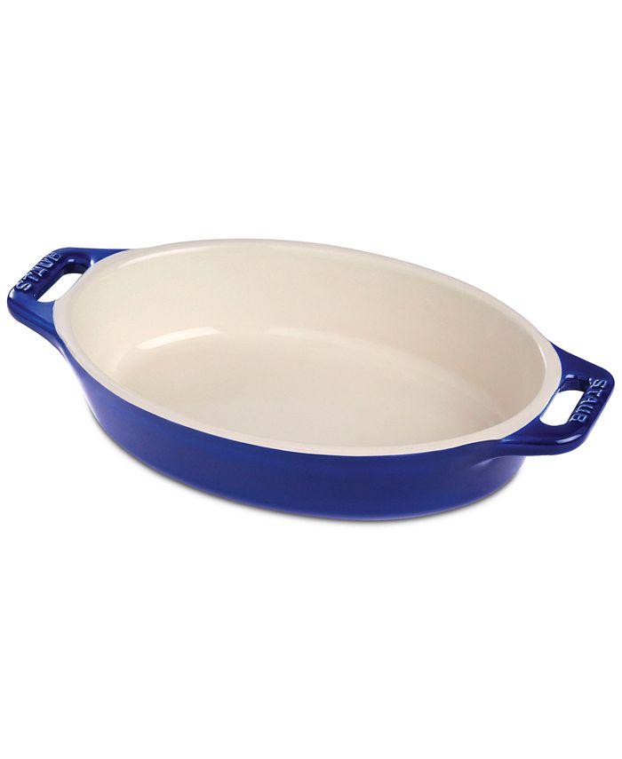 Staub Ceramic 9" Oval Baking Dish & Reviews Bakeware Kitchen Macy's