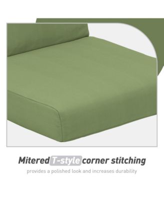 Outdoor Chair Cushion 20.5x20.5x4.33 inches Patio Furniture Seat Cushion - Set of 4