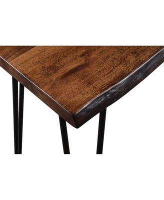 Nature's Edge Solid Acacia Counter Height Sofa Dining Table