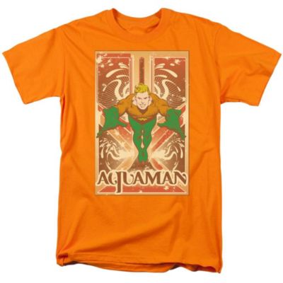 Mens DC Comics Aquaman Aquaman Short Sleeve Adult Tee / T-Shirt