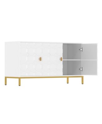 Freestanding Storage Cabinet 3-Door Accent Cabinet