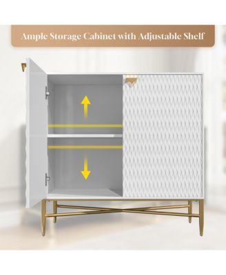 2 Door Locker Accent Cabinet