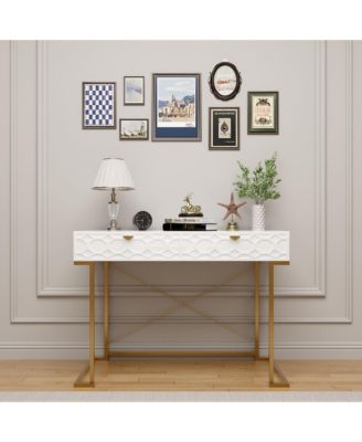 Functional Writing Desk with Ample Storage and Modern Design