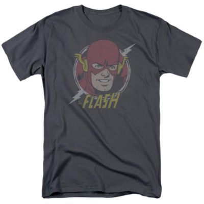 Dc Mens DC Comics Flash Vintage Voltage Short Sleeve Adult Tee / T-Shirt