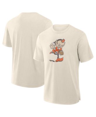 Fanatics - Men's Cream Cleveland Browns Slub T-Shirt