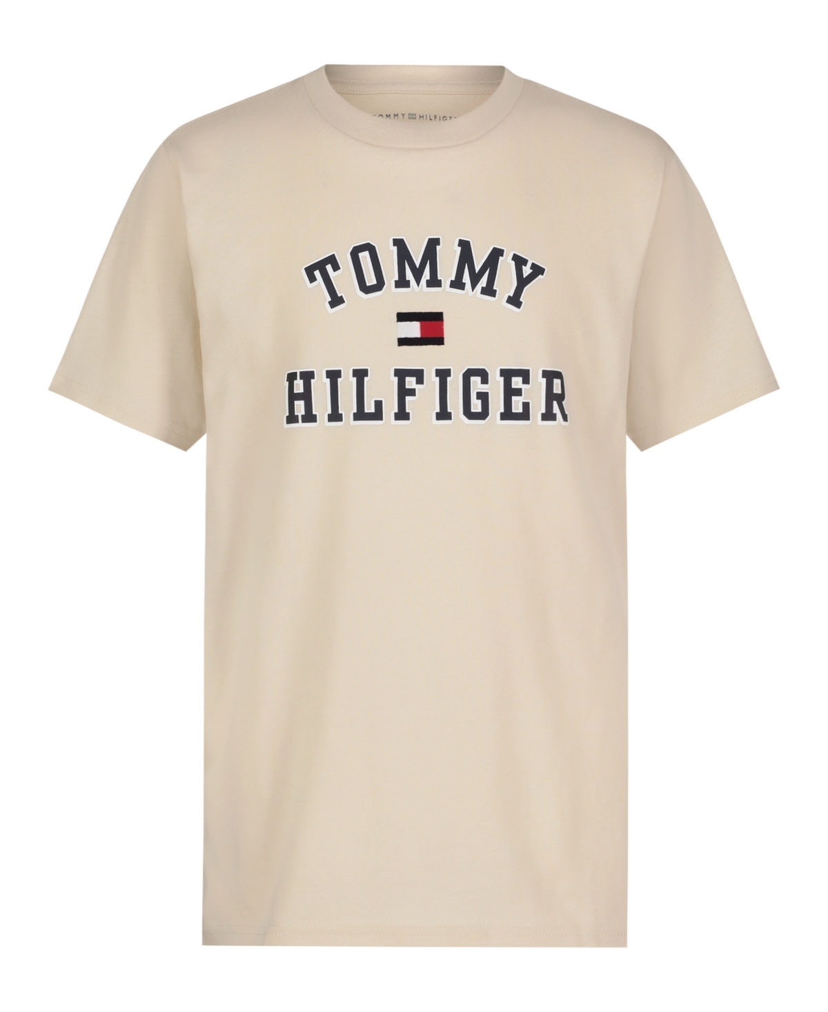 Tommy Hilfiger Big Boys Varsity Short Sleeve Tee In Fog