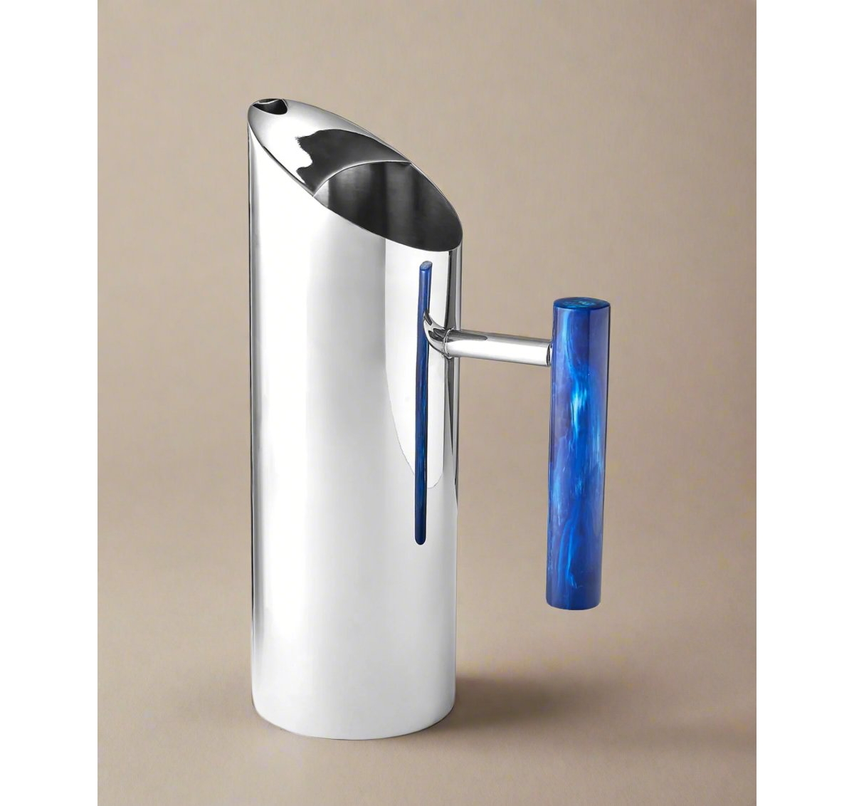 Godinger Azure Resin Beverage Pitcher In Silver