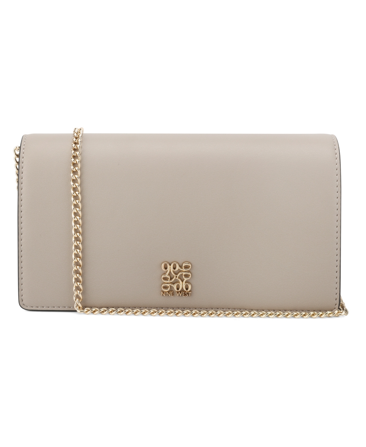 Shop Nine West Omyra Phone Chain Crossbody Bag In Pumice