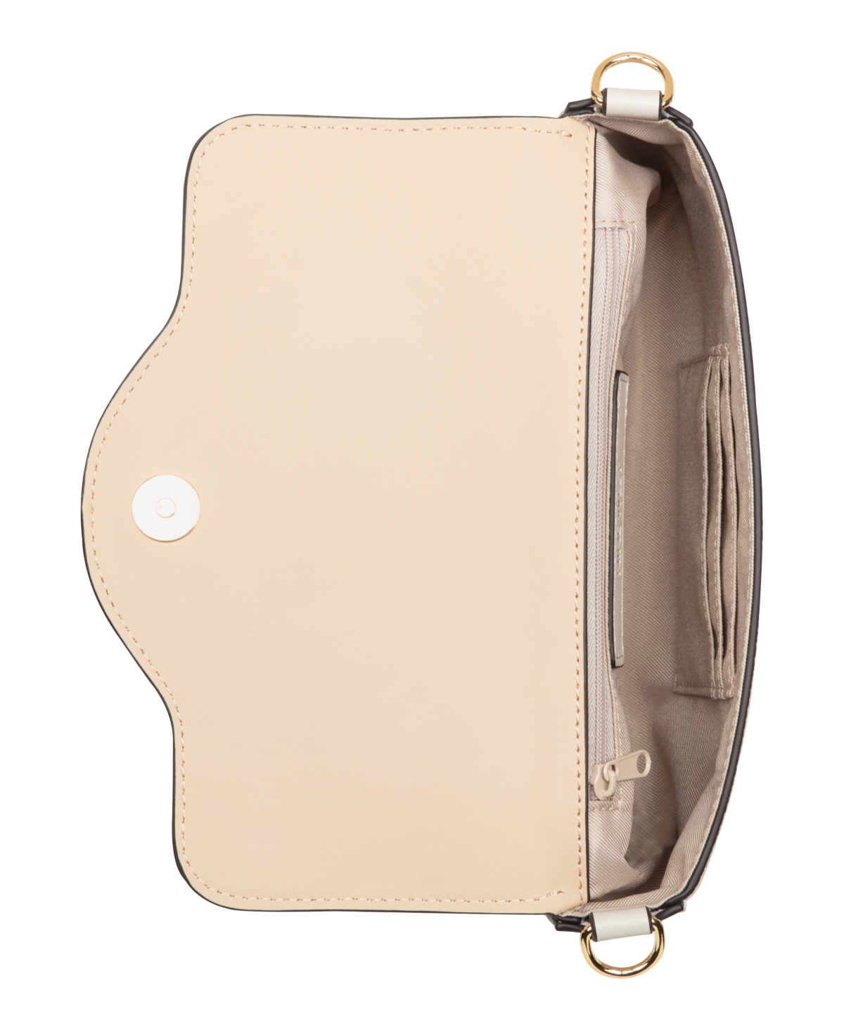 Shop Nine West Nalini Small Flap Crossbody Bag In Cement