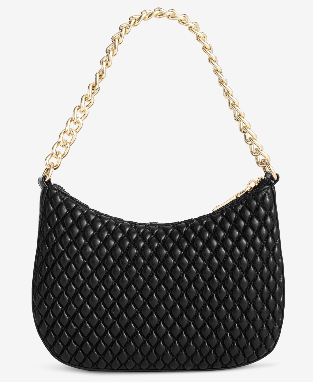 Inc International Concepts Quynn Small Quilted Crossbody, Exclusively At Macy's In Black