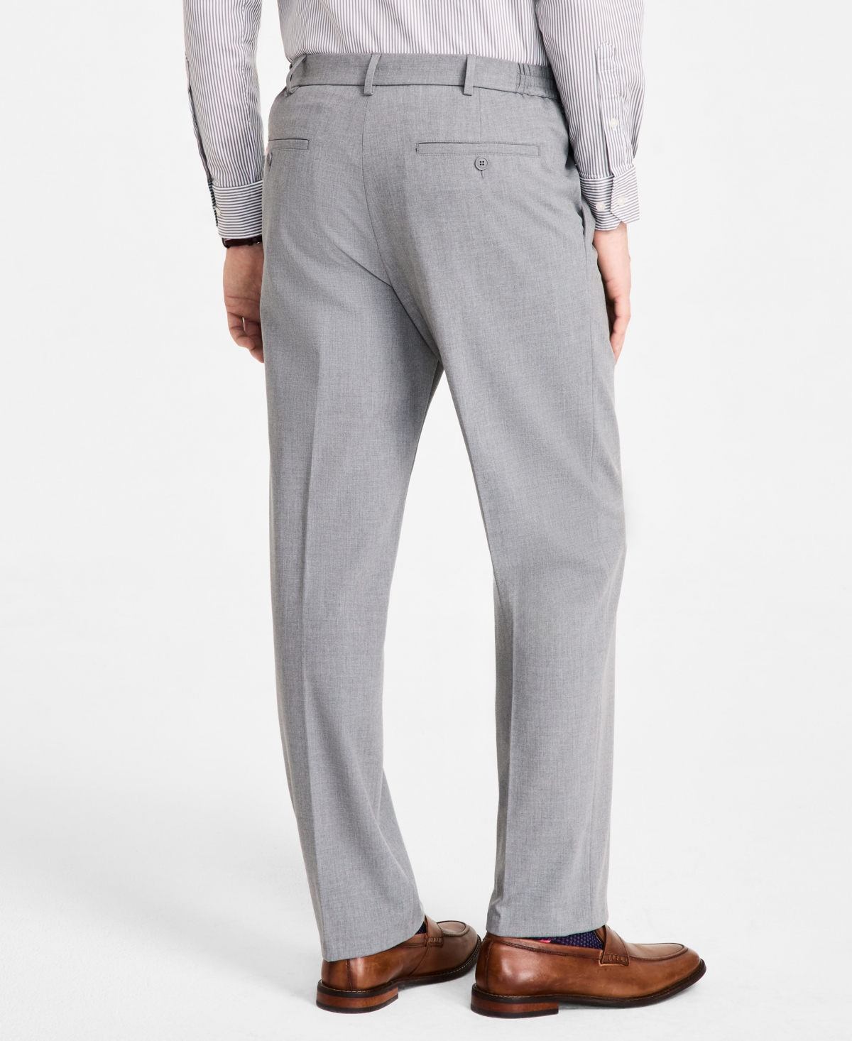Tommy Hilfiger Men's Modern-fit Dress Pants In Grey