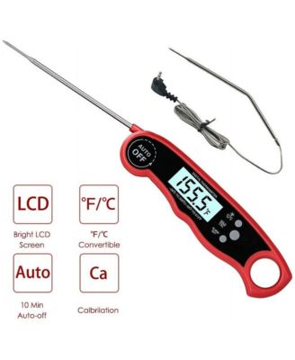 Cooking Thermometer with Dual Probes Meat Thermometer Digital Instant Read Kitchen Food Thermometer