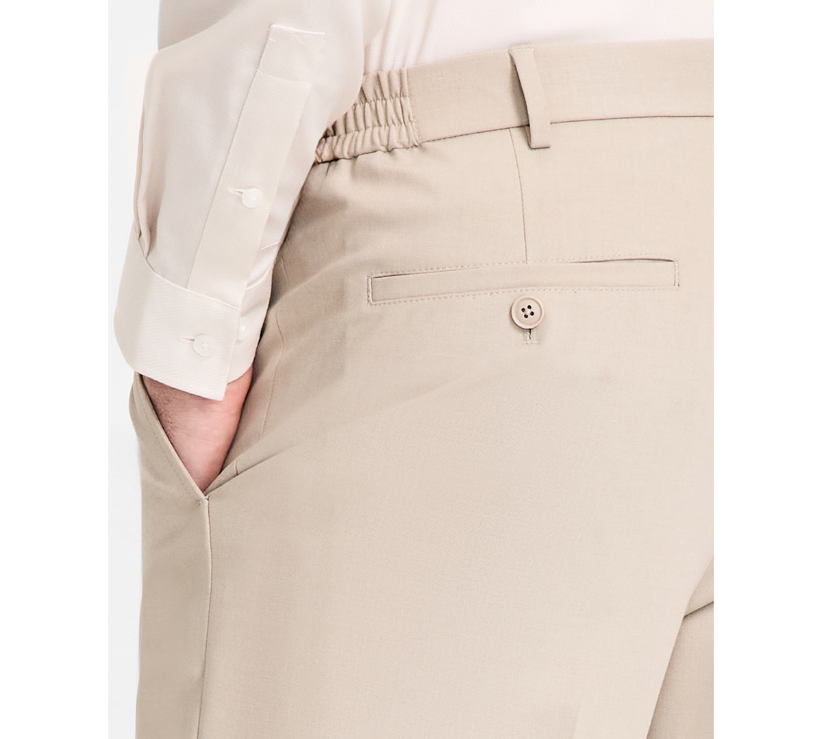 Tommy Hilfiger Men's Modern-fit Dress Pants In Tan