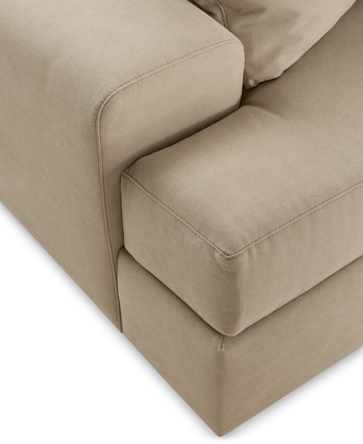 Macy's Klarke 4-pc. L Sectional, Exclusively At  In Platinum