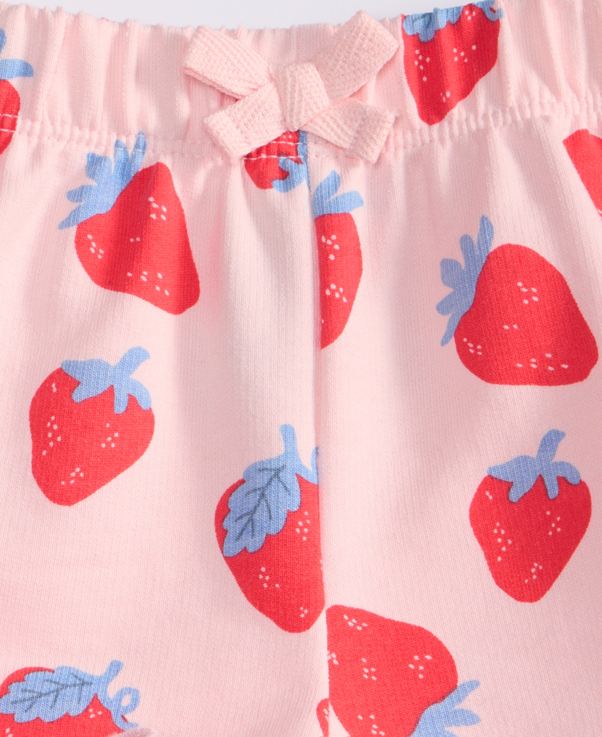 First Impressions Baby Girls Strawberry-print Shorts, Exclusively At Macy's In Beloved Pi