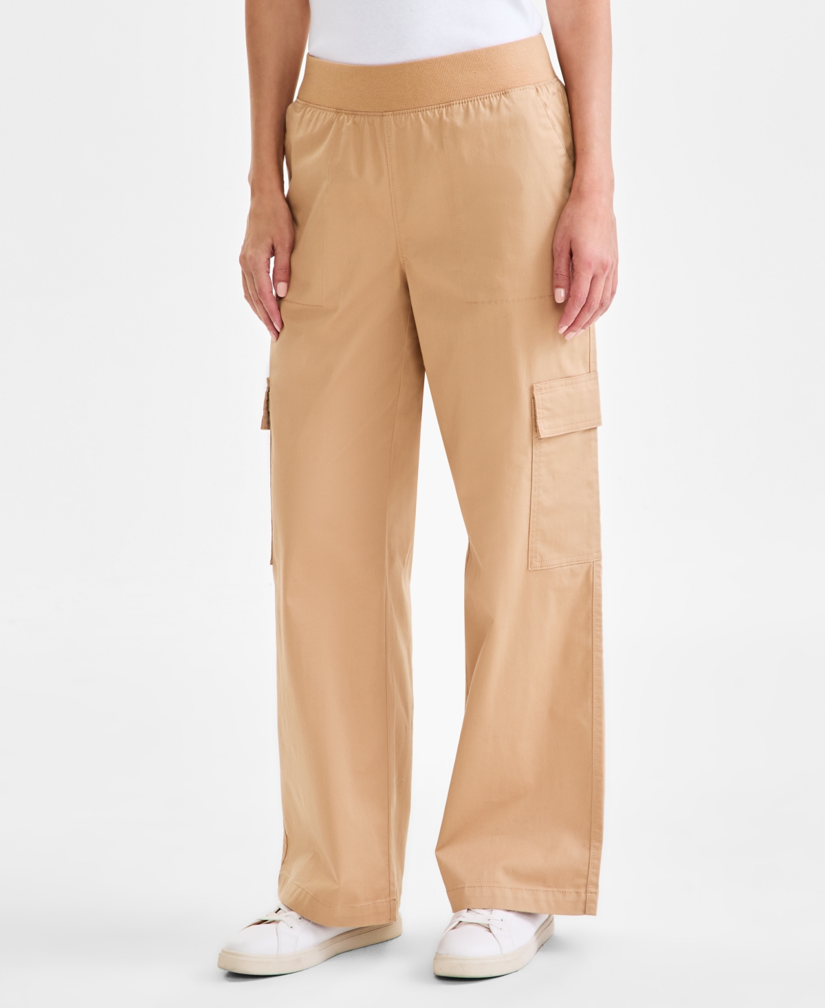 STYLE & CO WOMEN'S WIDE-LEG CARGO PANTS, EXCLUSIVELY AT MACY'S 