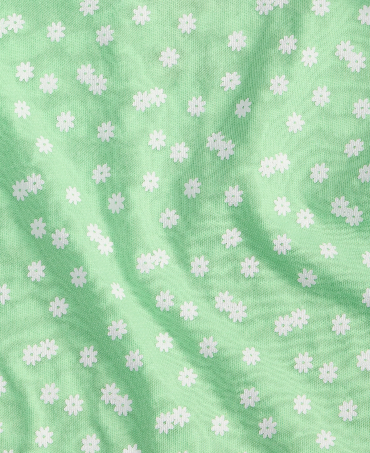 First Impressions Baby Girls Daisy Dot-print T-shirt, Exclusively At Macy's In Lime Scent