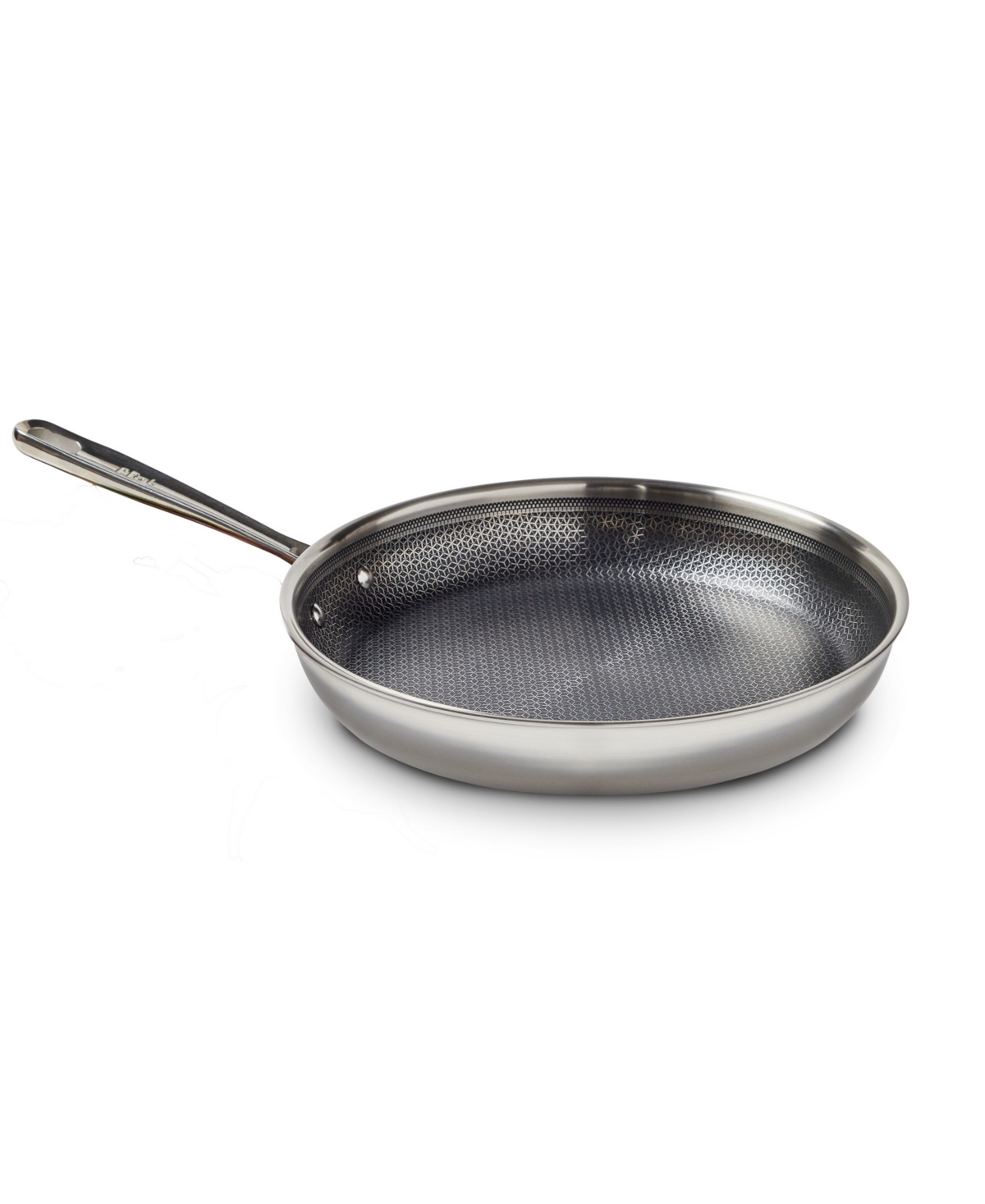 T-fal Hybrid Mesh Stainless Steel 12" Frypan In Silver
