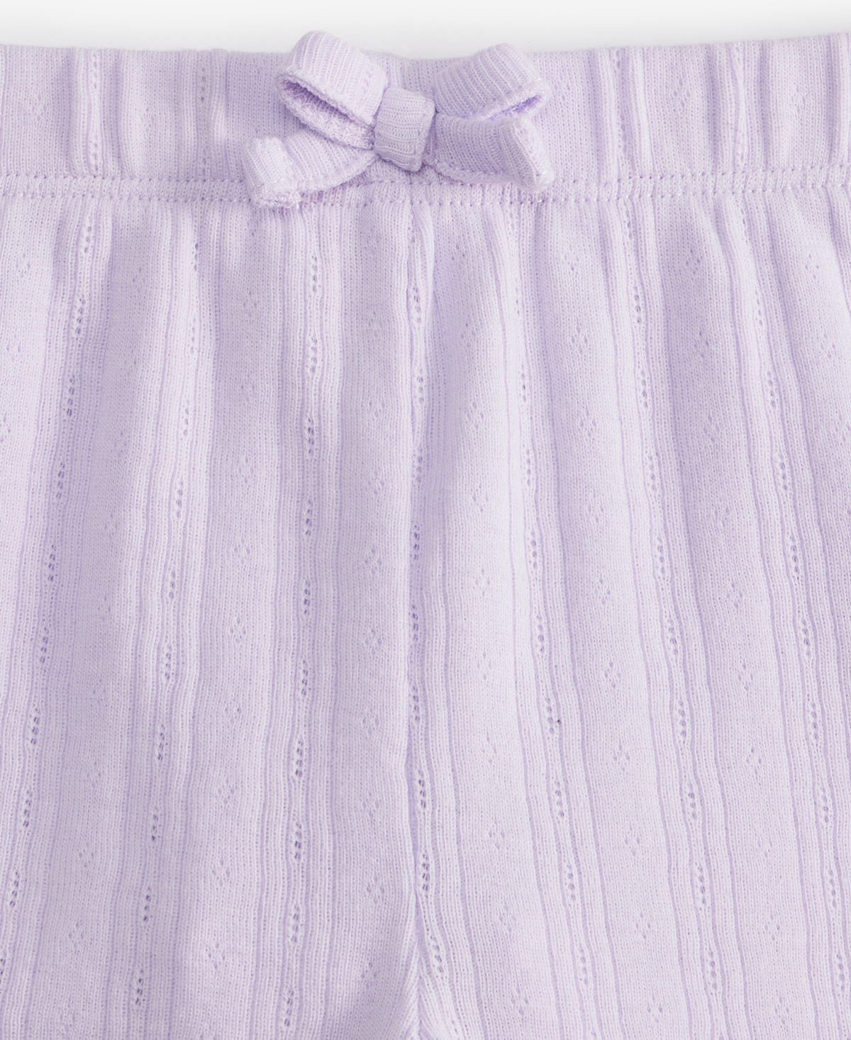 First Impressions Baby Girls Pointelle Shorts, Exclusively At Macy's In Lavender F