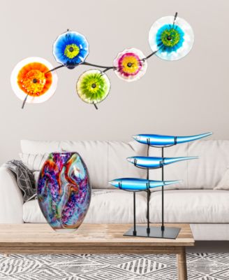 3-Blue Fish Figurine