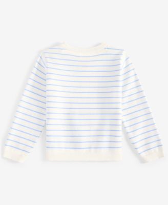 Baby Sunny Day Striped Cotton Sweater, Exclusively at Macy's