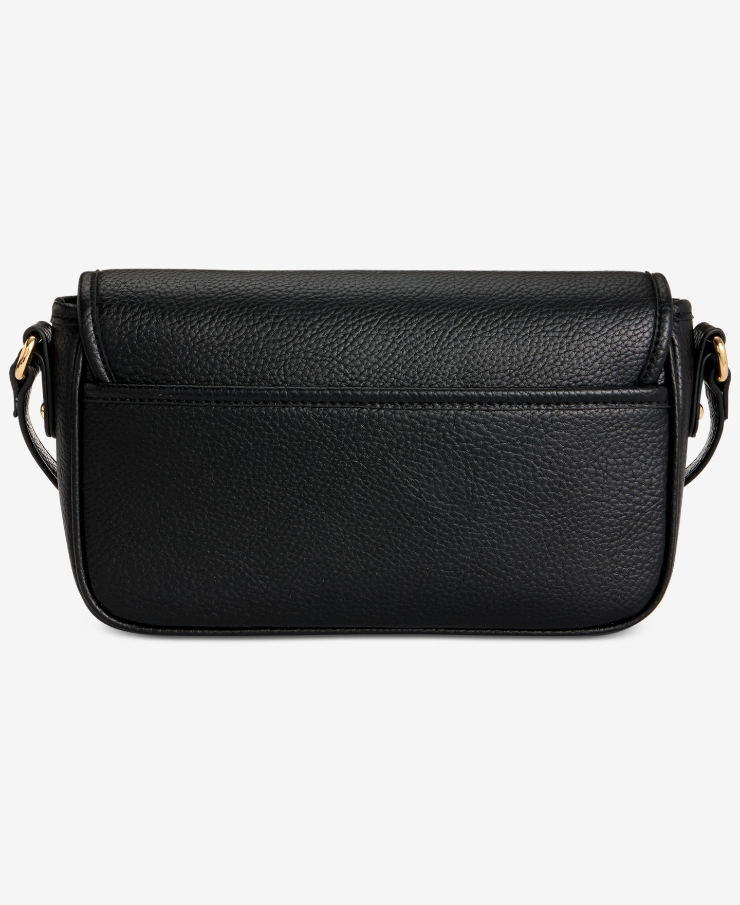 Женская сумка Giani Bernini Pebble East West Small Flap Crossbody, цвет: Чёрный — фото 2