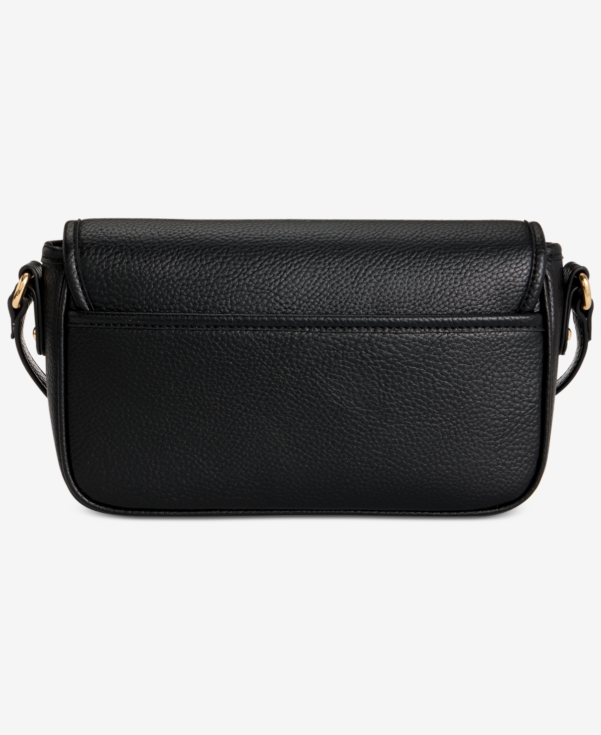 Macy's Pebble East West Small Flap Crossbody, Exclusively At  In Black