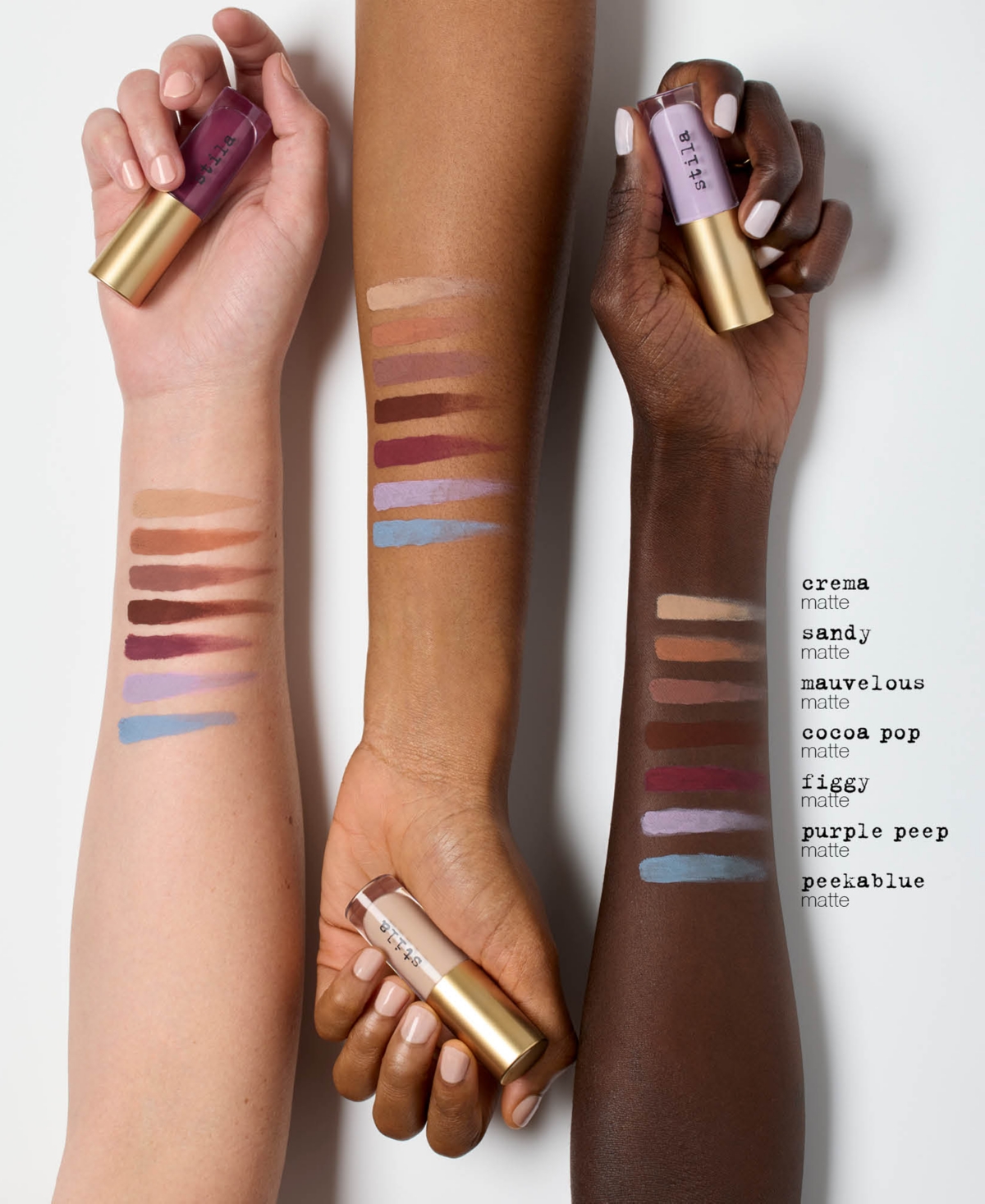 Stila Liqua-play Eye Shadow In Purple Peep Matte