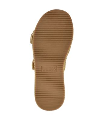 Women's Binks Double-Buckle Woven Platform Wedge Sandals