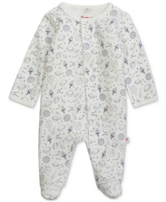 EASY = MAGNETIC CLOSE - Baby Cotton Magnetic Footed Coverall