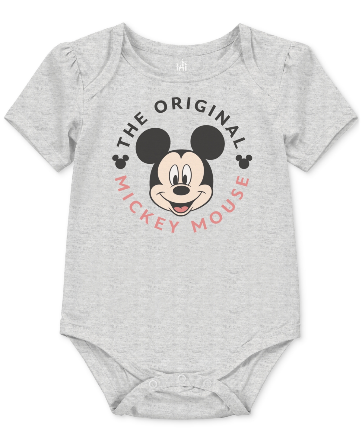 Disney Baby Mickey Mouse Short-Sleeve Bodysuits, 3 Pack