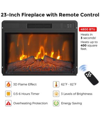 Farmhouse Electric Fireplace TV Stand for TVs up to 65 Inch