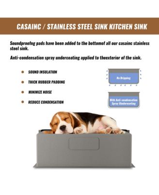 30inch L x 22inch W Farmhouse Kitchen Sink with Accessories