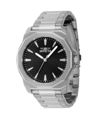 Men's 46831 Speedway Quartz 3 Hand Black Dial Watch