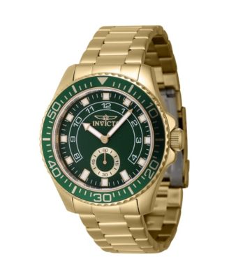 Men's 47132 Pro Diver Quartz Multifunction Green Dial Watch