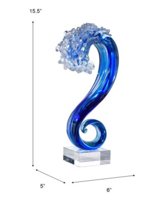 Tall Pacific Wave Figurine