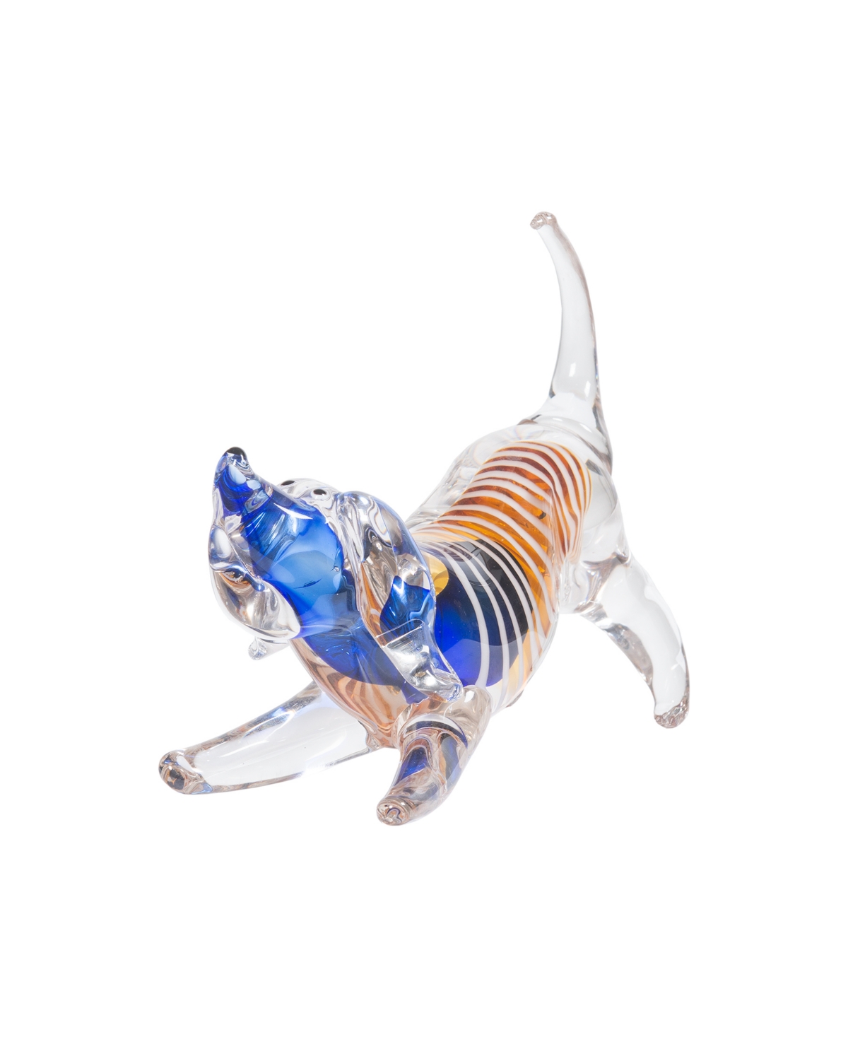 Shop Dale Tiffany 8" Joey Dog Art Glass Figurine In Multi