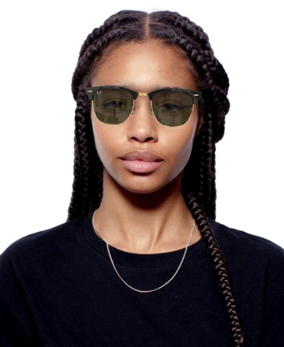 Женские Ray-Ban Sunglasses, RB3016 CLUBMASTER — фото 8