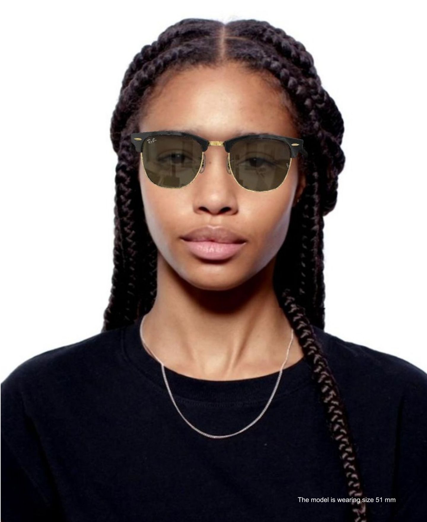 Мужские солнцезащитные очки Ray-Ban Polarized Club Master Sunglasses, RB3016, цвет: Зелёный / Чёрный — фото 8