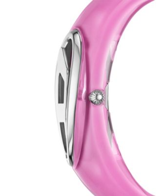 Women's Wonder-D Quartz Two-Hand Pink Nylon Watch, 24mm