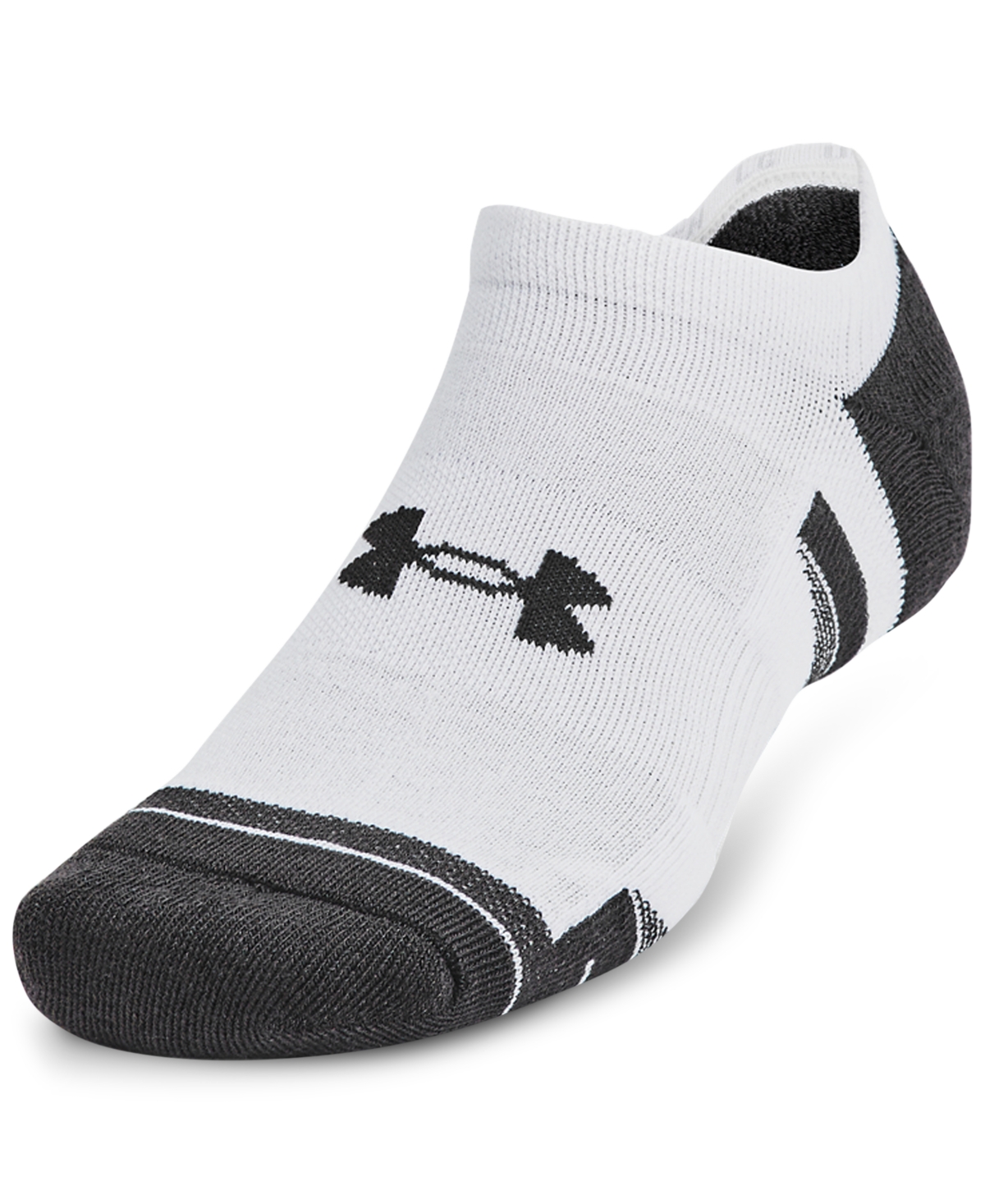 Under Armour Ua Performance Tech Ped Socks Set Of 6 In 101 White
