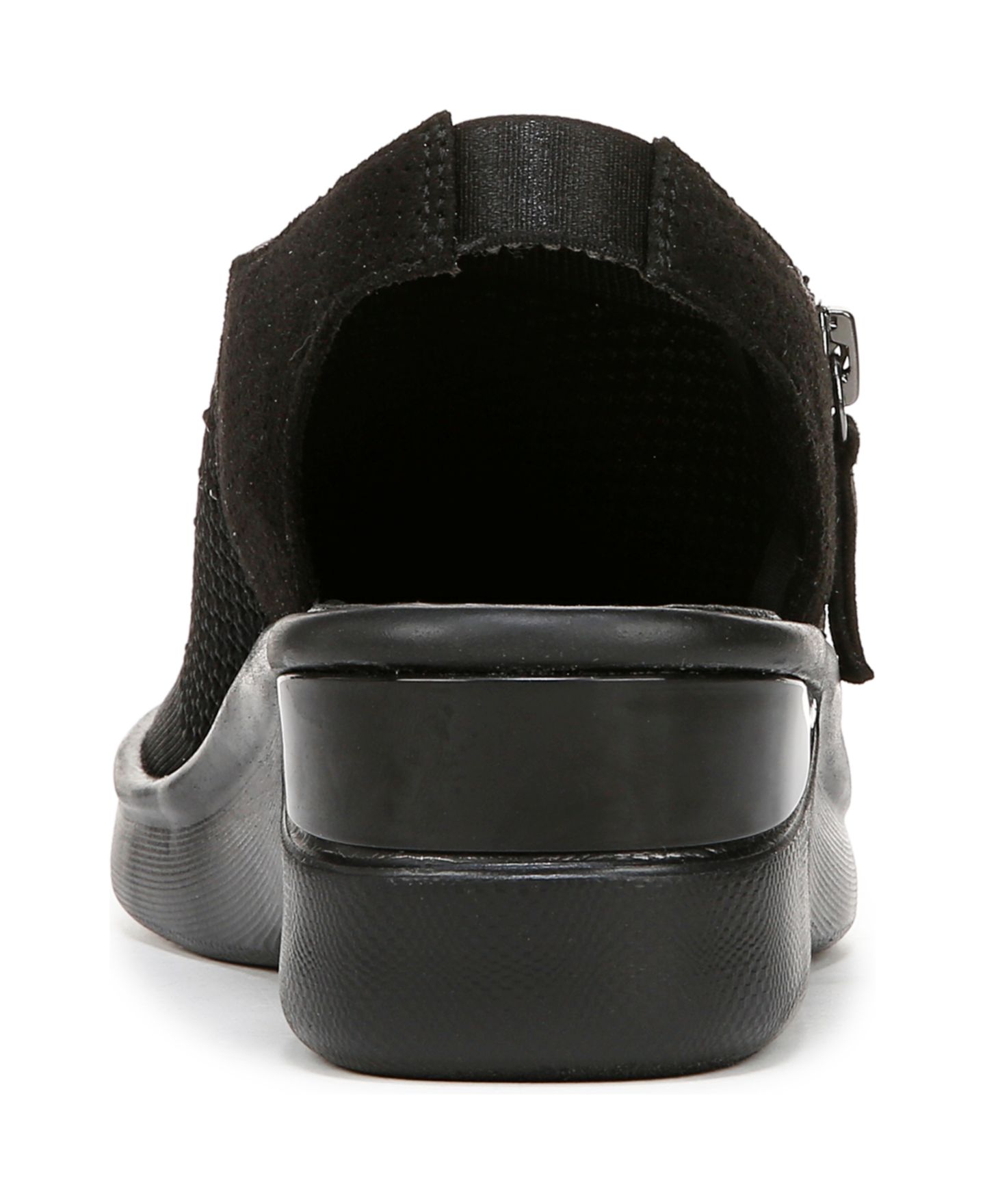 Женские сандалии LifeStride Starlet Washable Slingback Wedge, цвет: Чёрный вязаный — фото 3