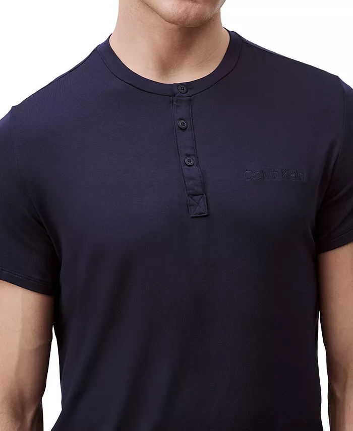 Men's UltraSoft Stretch Sleep Henley - thumbnail 6
