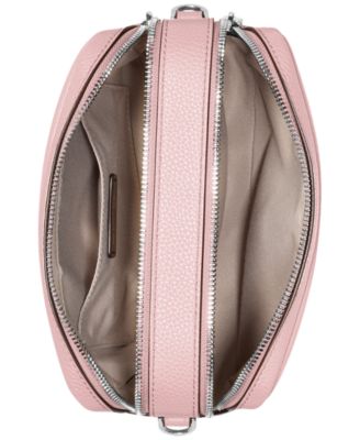 Bryant Medium Leather Double Zip Chain Camera Crossbody