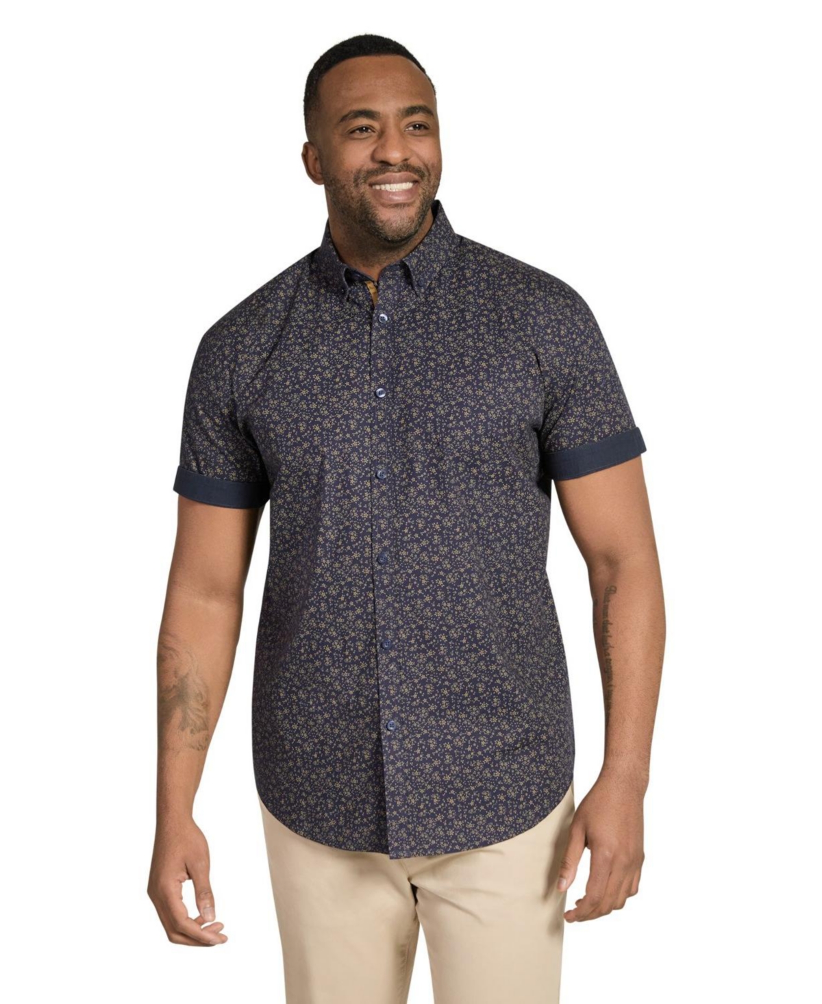Men's Simon Stretch Shirt - Navy