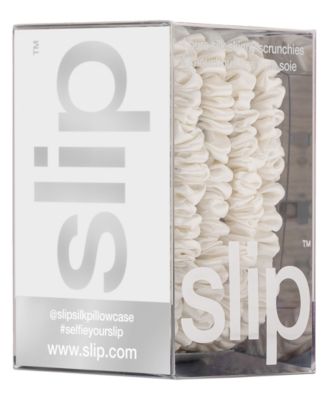 4-Pc. Pure Silk Back-to-Basics Skinny Scrunchies Set