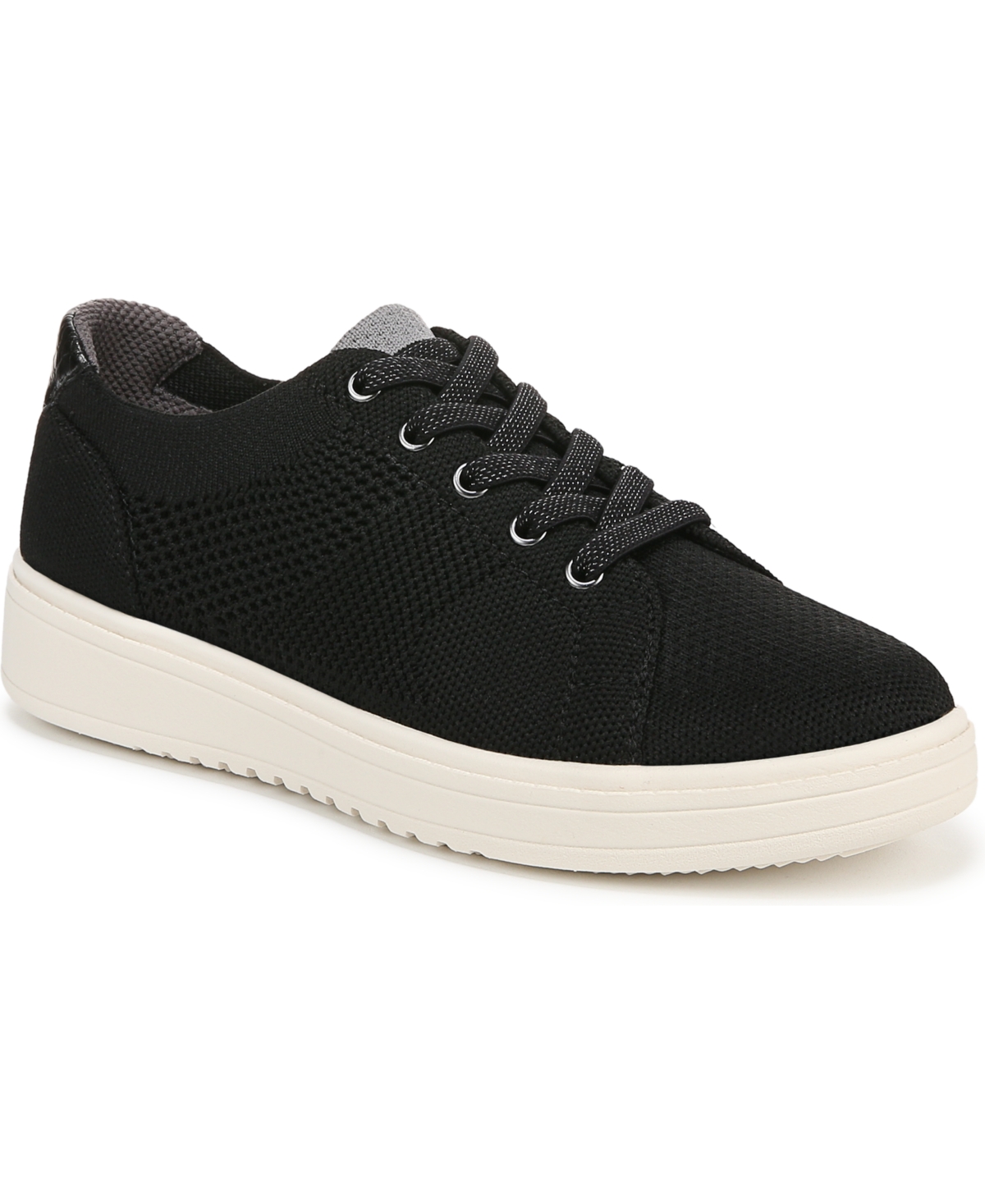 Bzees Recover Slip-on Sneaker In Black Knit Fabric