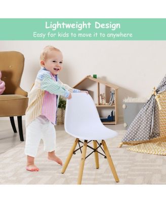 Kids 5 Pieces Mid-Century Modern Table Chairs Set