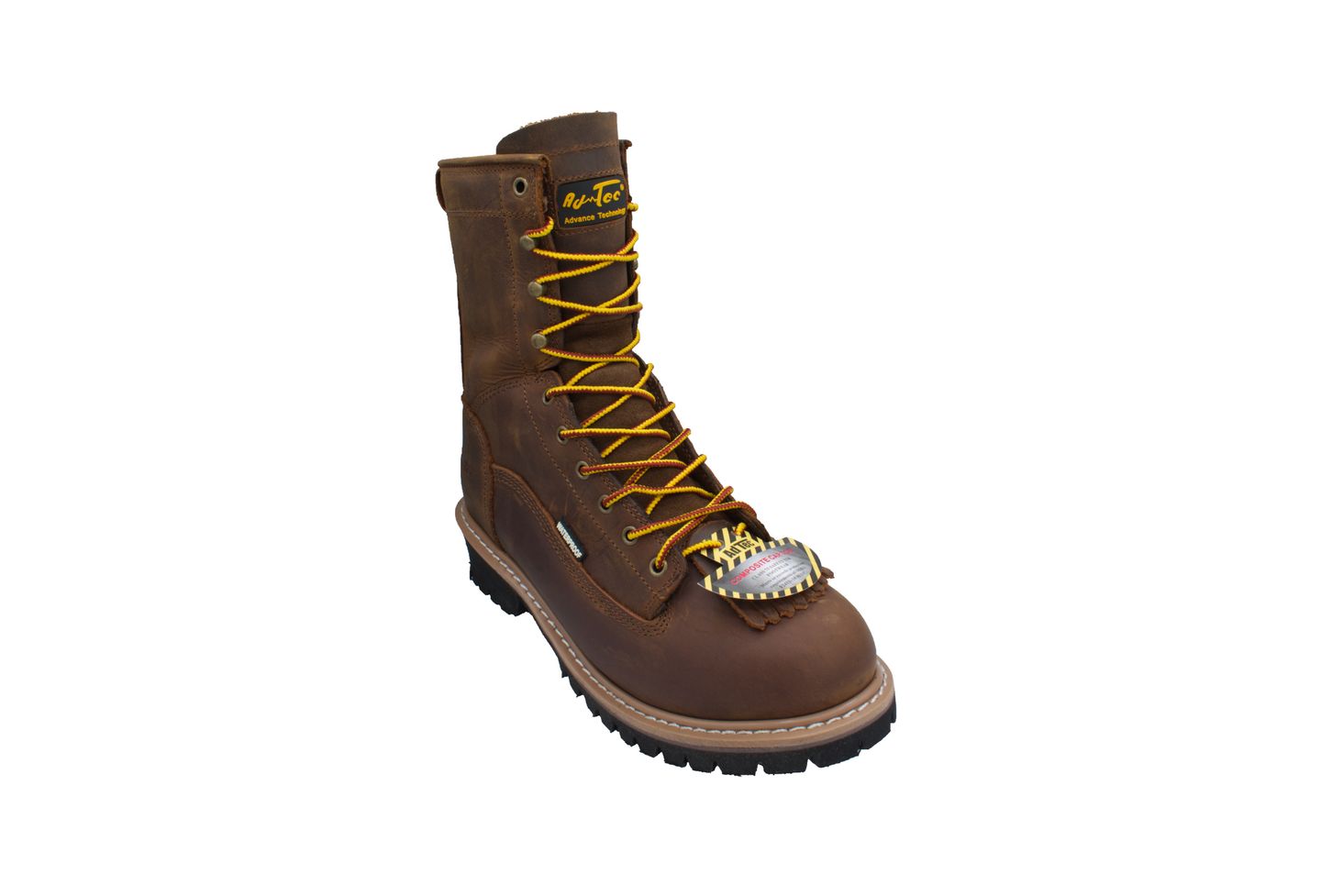 Мужские ботинки AdTec 8" Composite Toe Waterproof Logger, цвет: Crazy Horse — фото 1