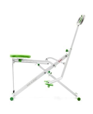 SMART Green Upright Row-N-Ride & Squat Assist Machine w Free SunnyFit App via Bluetooth